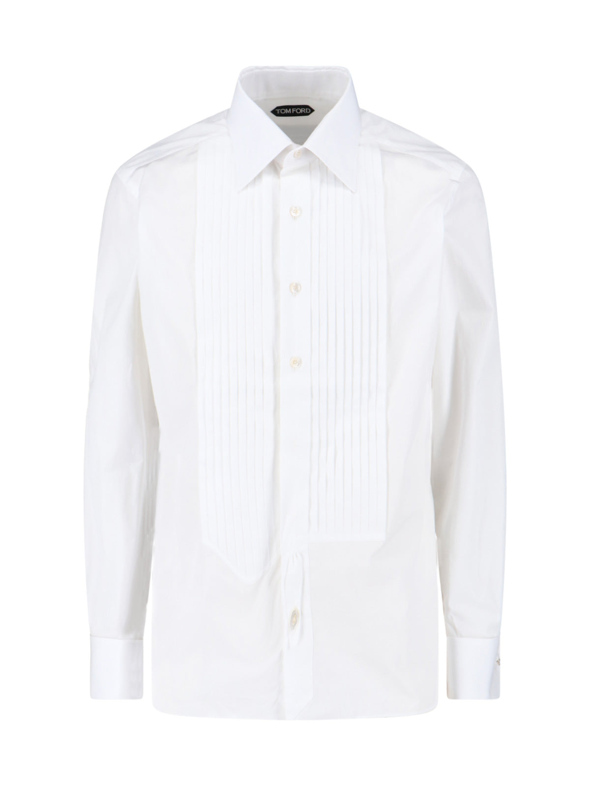 100% Cotton Button-Down Dress Shirt with Mother of Pearl Buttons