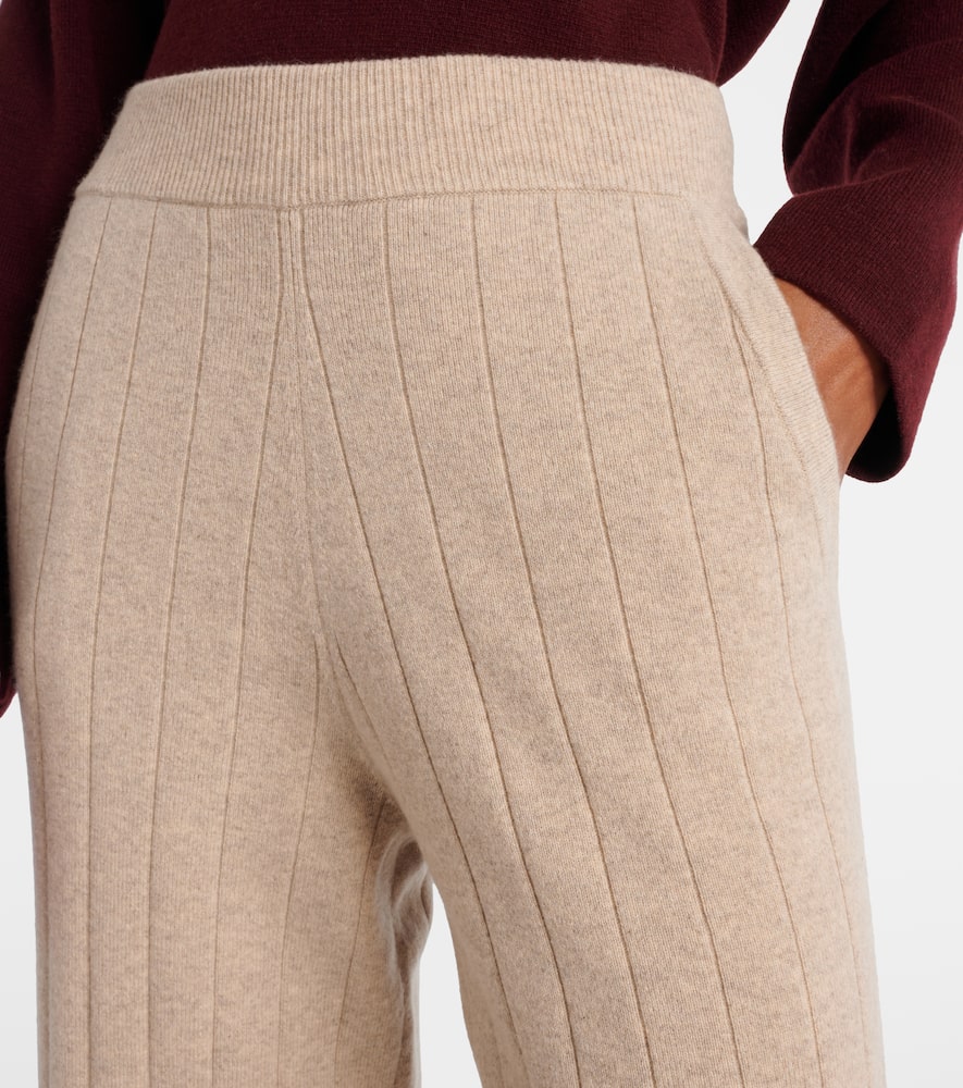 Jardin ribbed-knit cashmere sweatpants