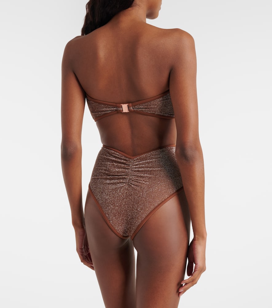 Lamé bikini bottoms
