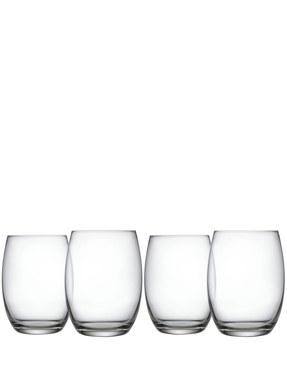 Mami XL rounded glasses (set of 12) - Neutrals