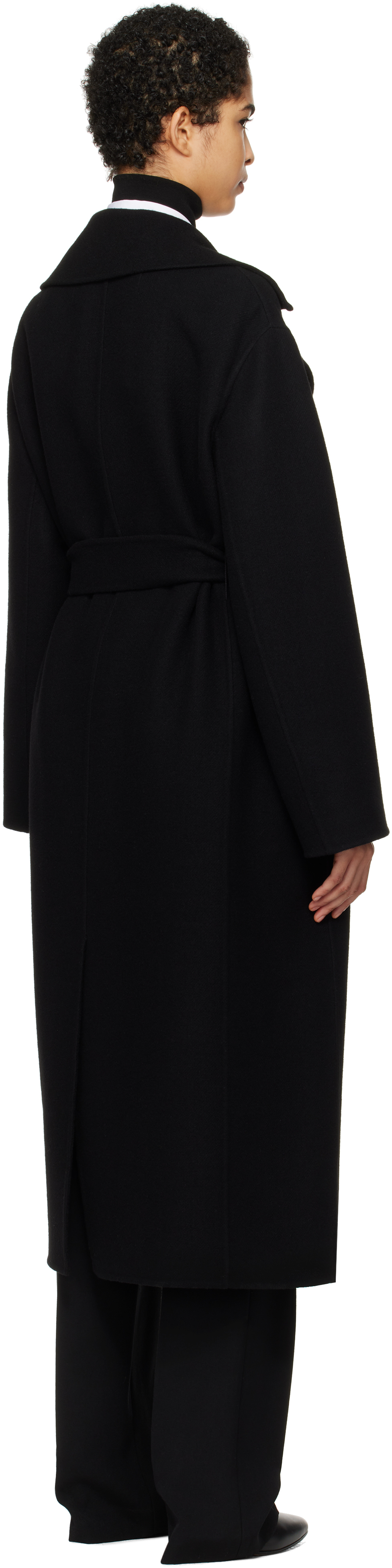 The Row Black Malika Coat