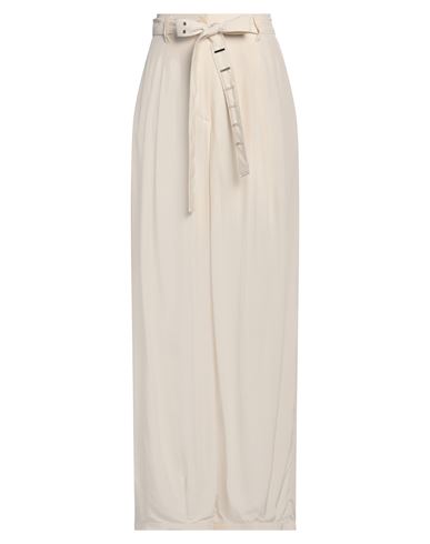 Woman Pants Ivory Size 6 Viscose
