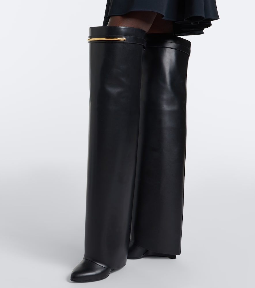 Shark Pinch leather over-the-knee boots
