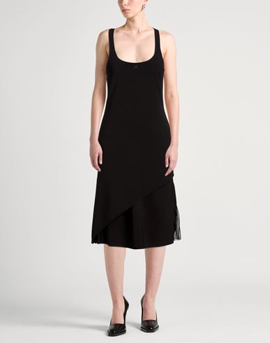 Courrèges Woman Midi dress Black Size 4 Polyester, Polyurethane
