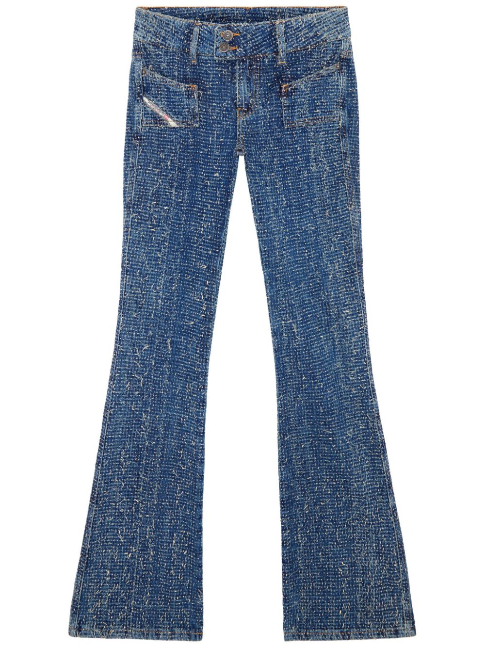 D-Ebush low-rise flared jeans - Blue