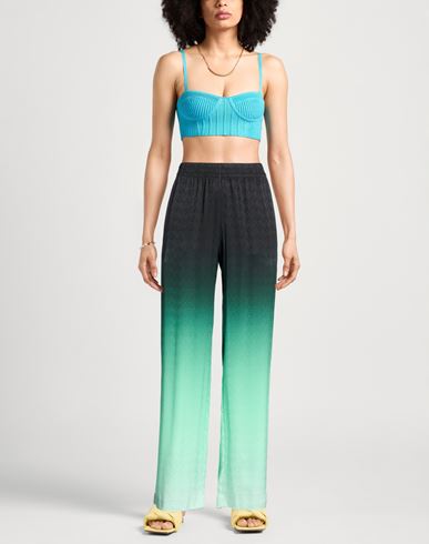 Woman Pants Black Size 10 Silk
