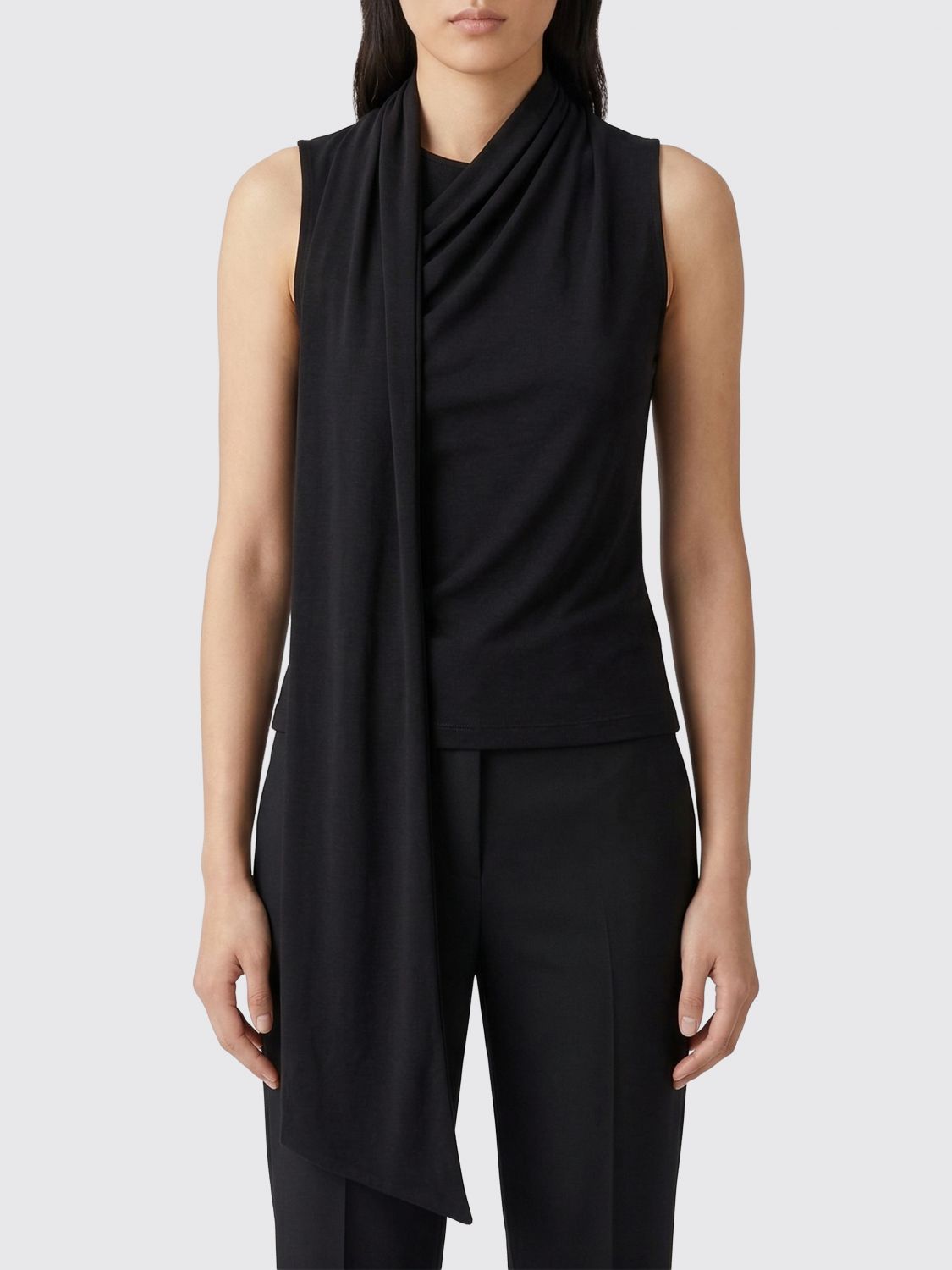 Top Woman color Black
