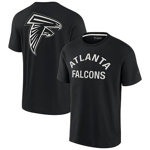 Unisex Black Atlanta Falcons Super Soft Short Sleeve T-Shirt