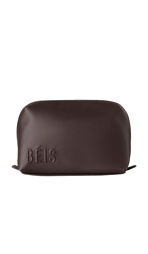 BEIS The Small Cosmetic Pouch in Espresso