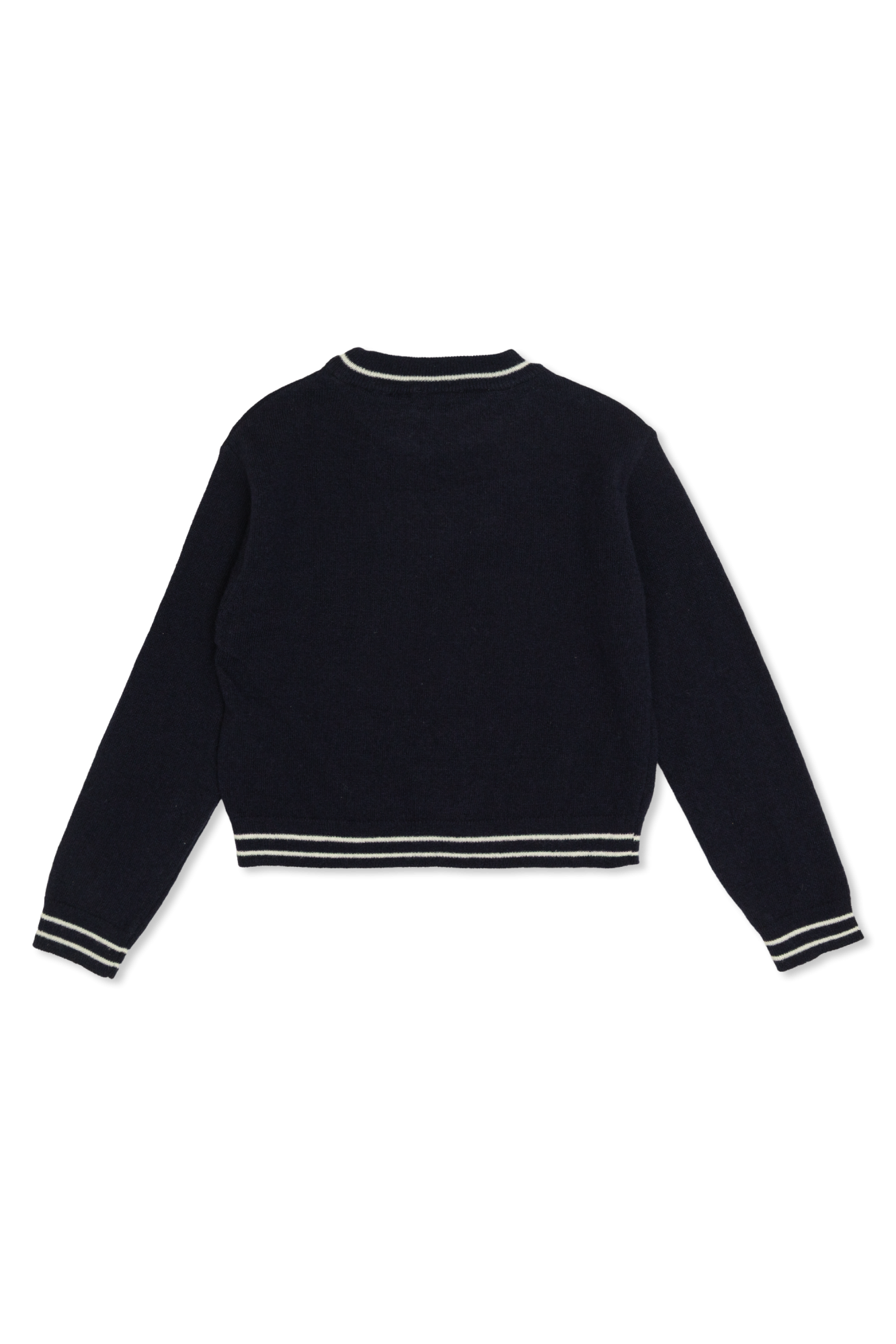 Balmain Kids Wool Sweater, Unisex, Navy Blue