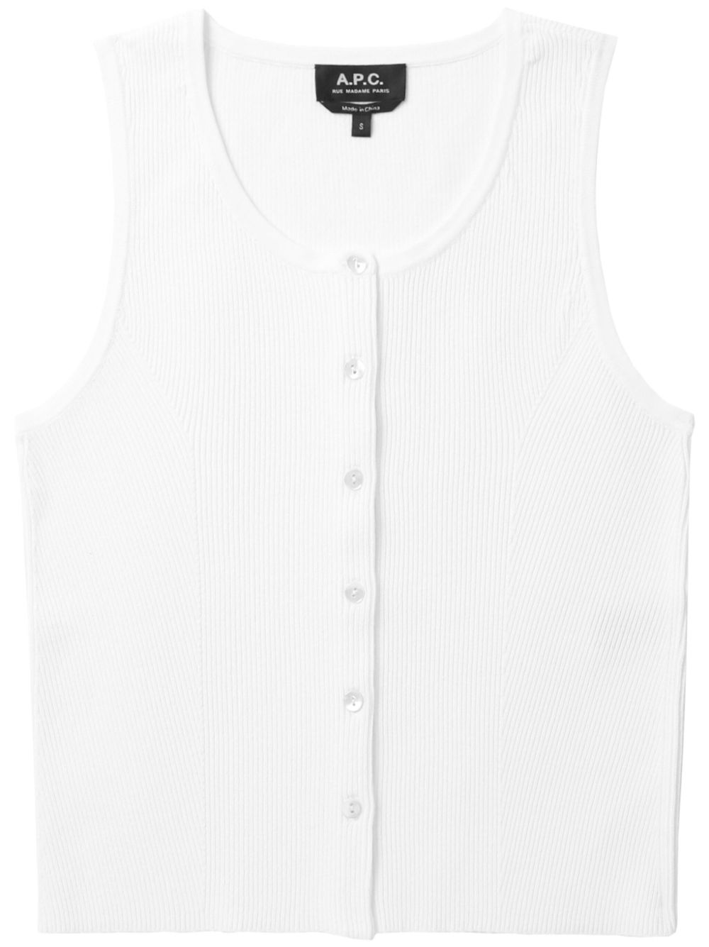 Knitted vest - Blue