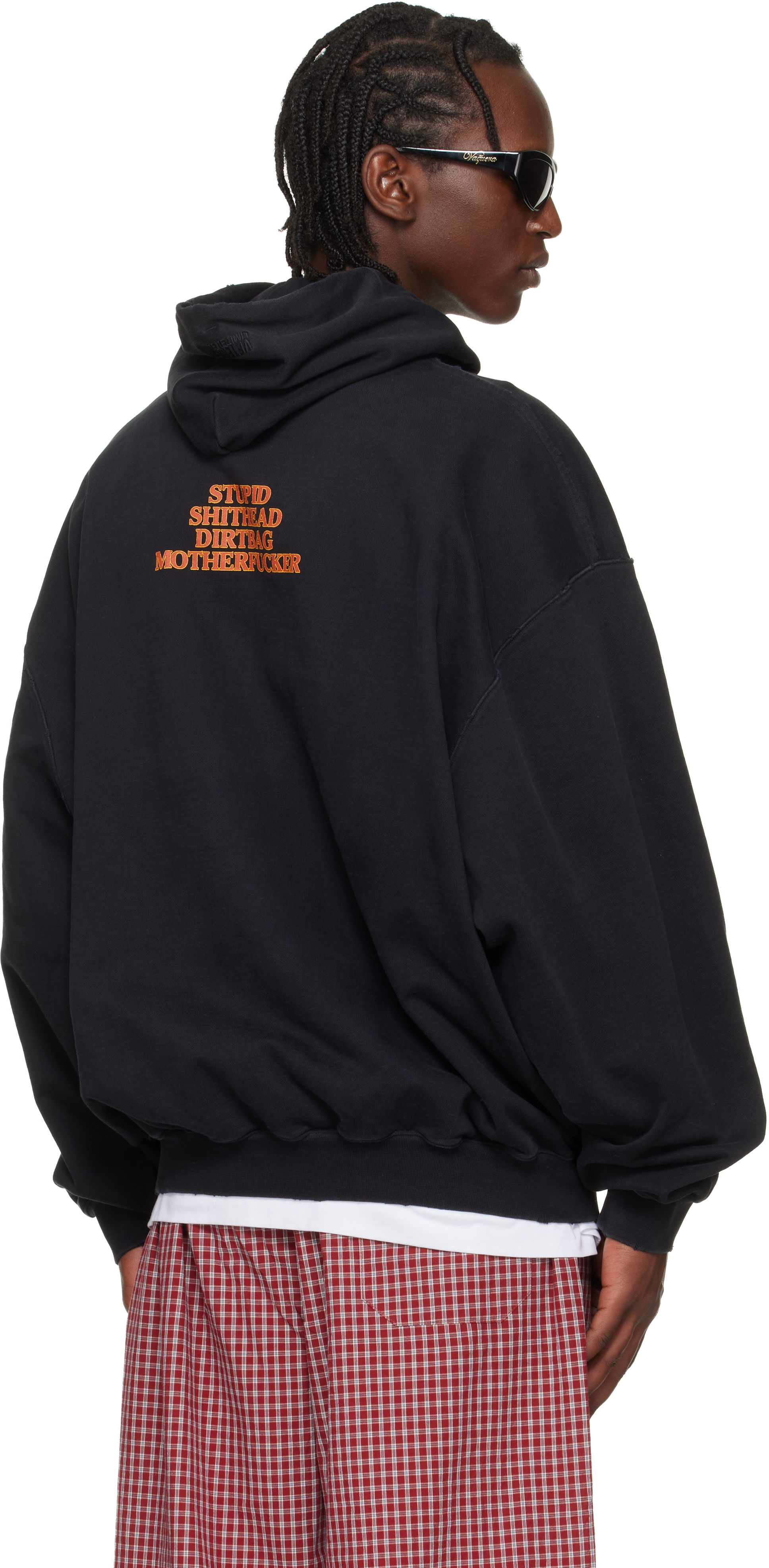 Black 'MF' Hoodie