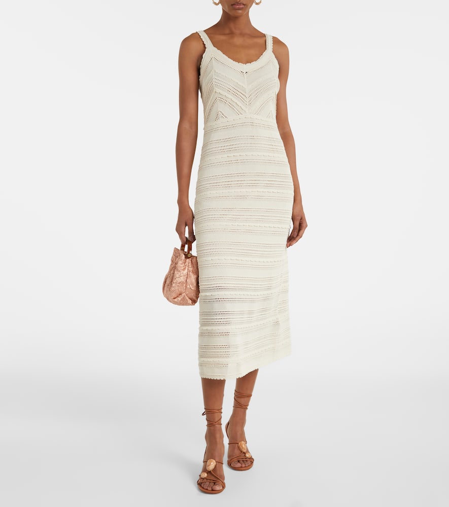 Lucky knitted midi dress