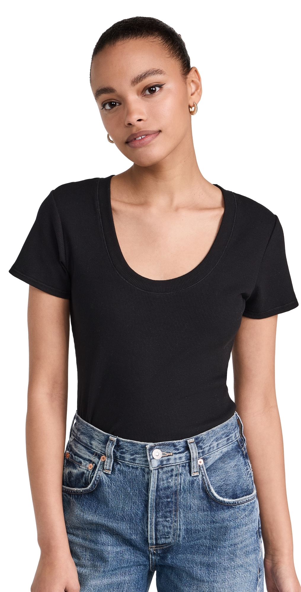 Sirena Short Sleeve Tee Black