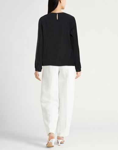 Woman Top Black Size 8 Silk