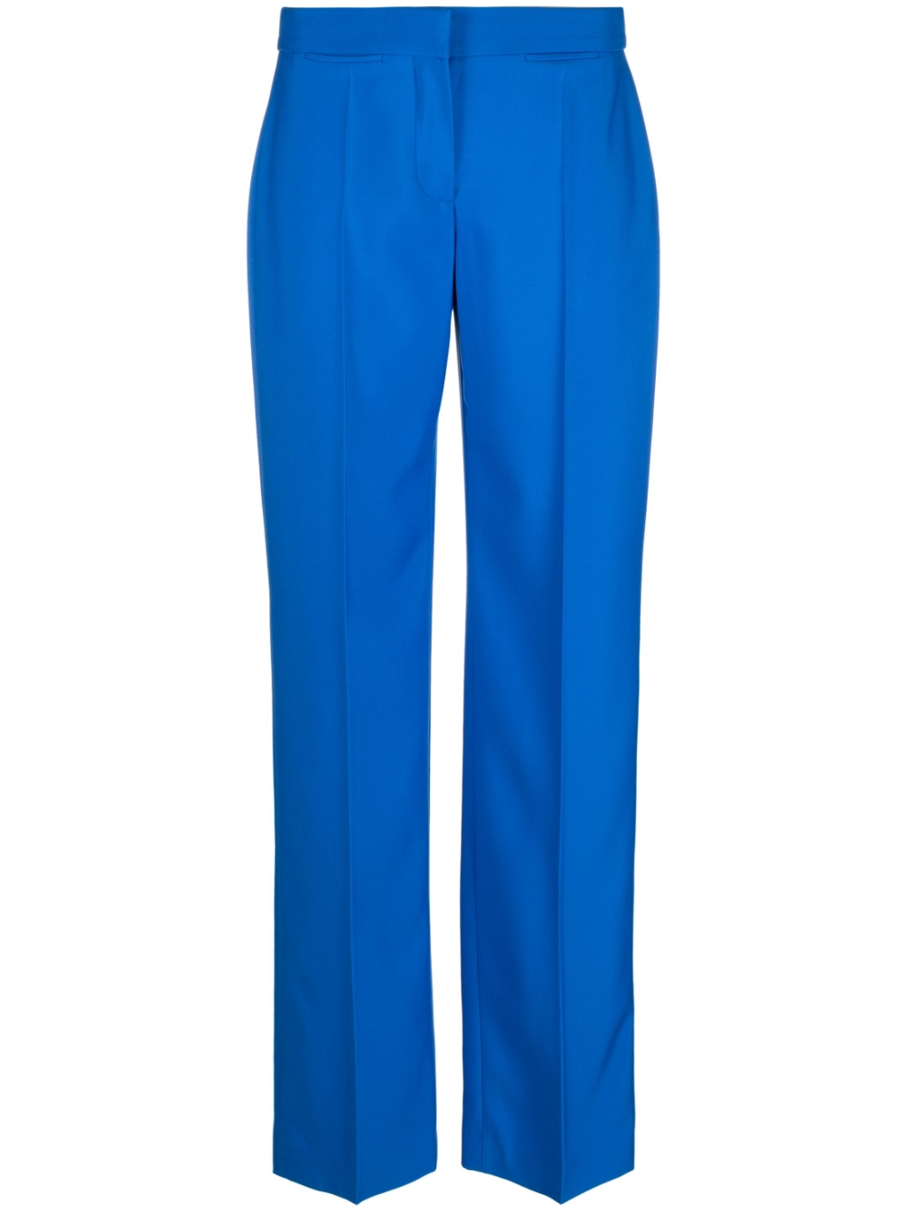Low-rise tailored trousers - Blue