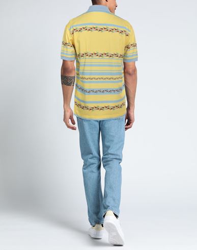 Man Polo shirt Yellow Size L Cotton