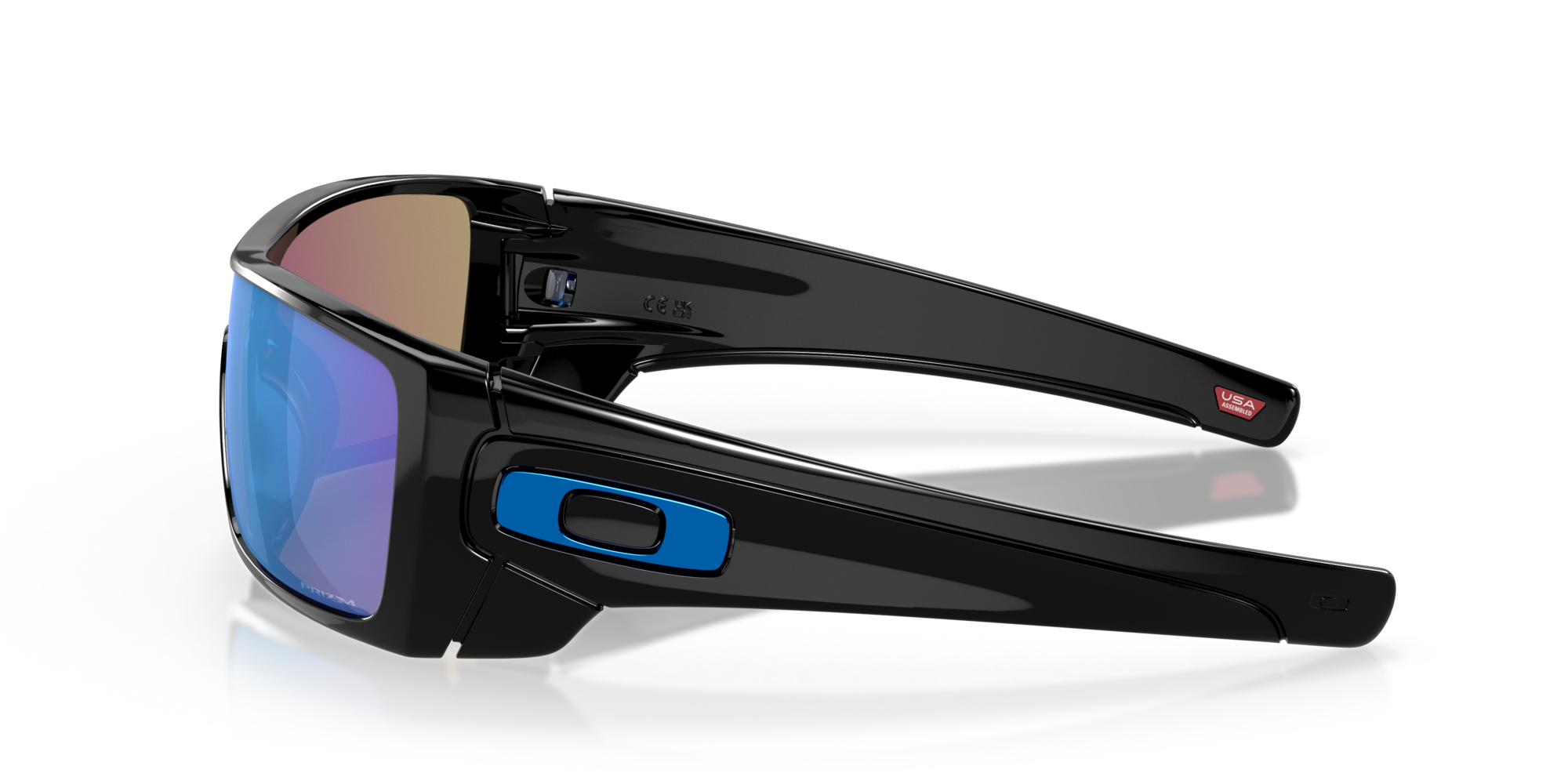 Oakley Man Oakley OO9101 BATWOLF 910158 Sunglasses O_matter Black Blue Mask Normal Priz
