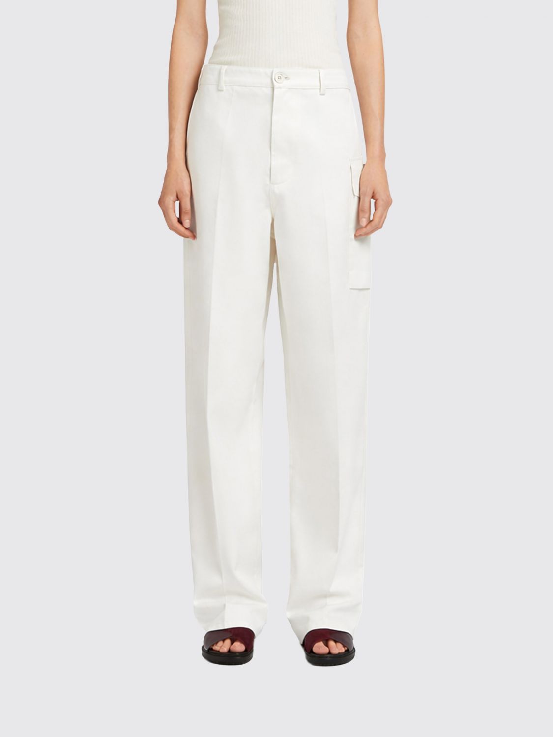 Pants Woman color White