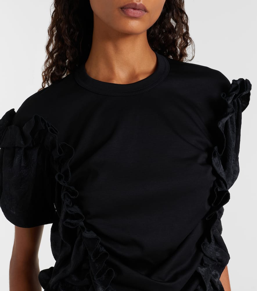 Ruffled cotton top