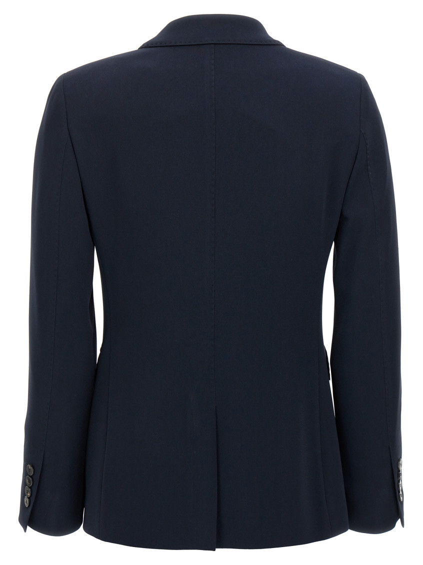 Double-breasted Cady Blazer