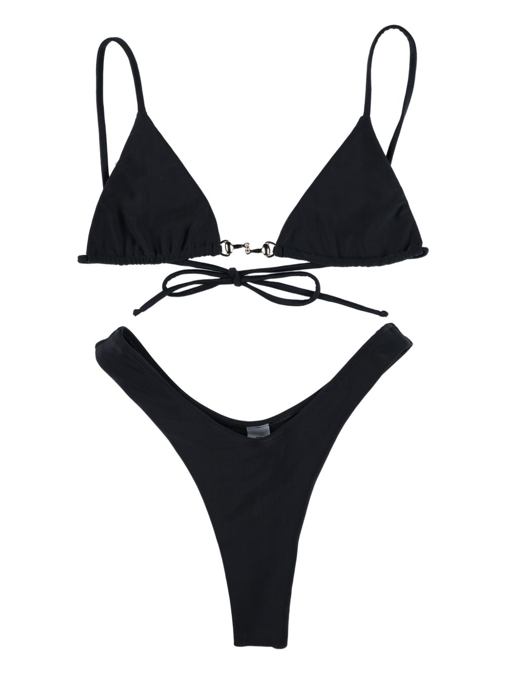 Triangle-cup bikini top - Black