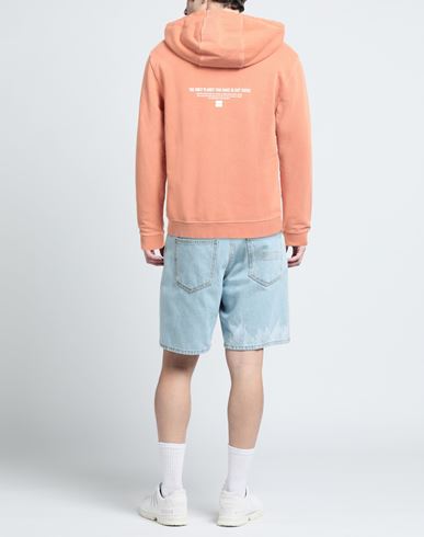 Man Sweatshirt Salmon pink Size L Cotton