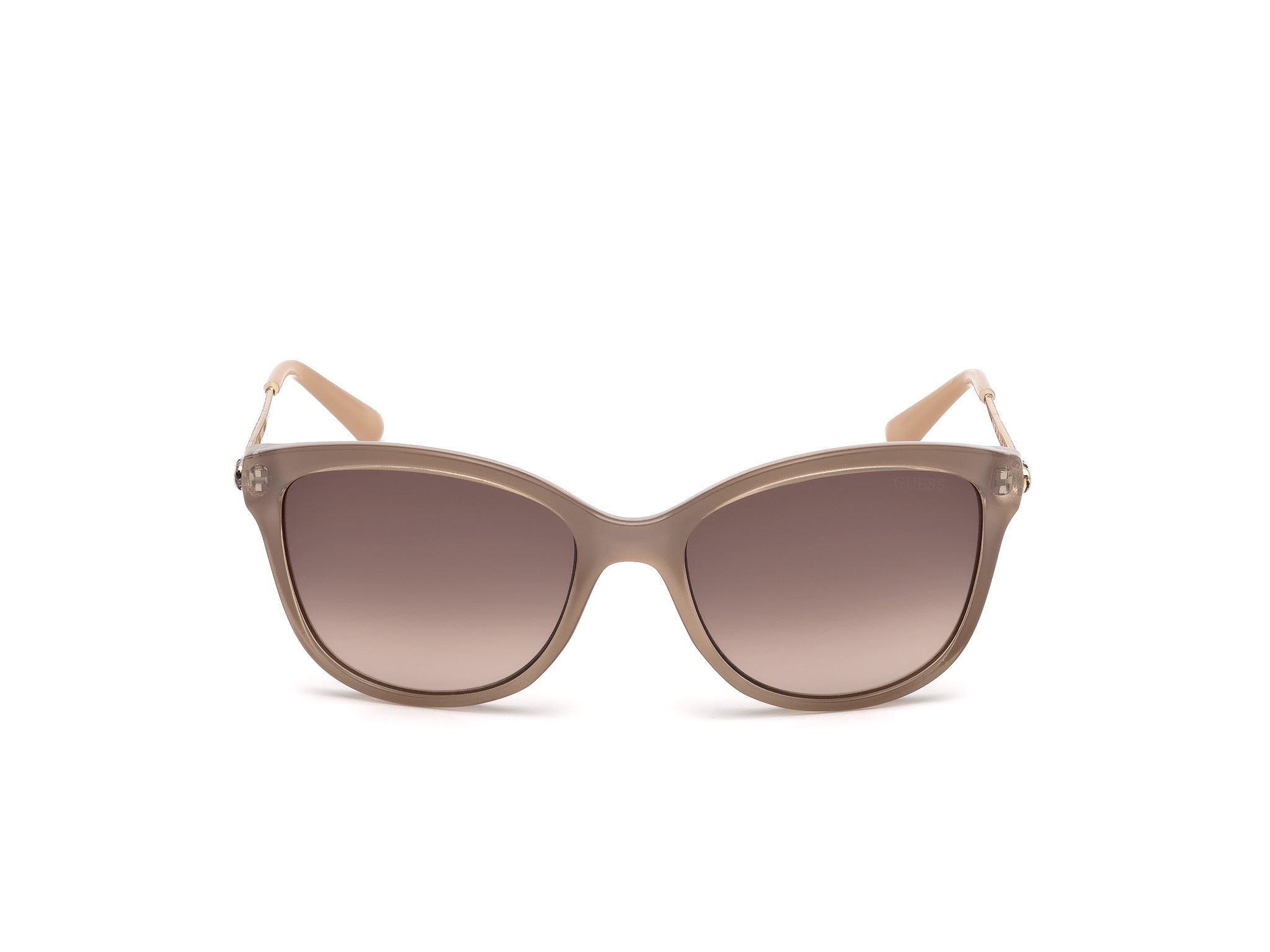 Guess Mujer Guess GU7469 57F Gafas de sol Beige Marrón Geométrico Norma
