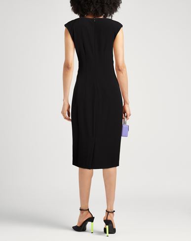 Woman Midi dress Black Size 8 Polyester, Elastane