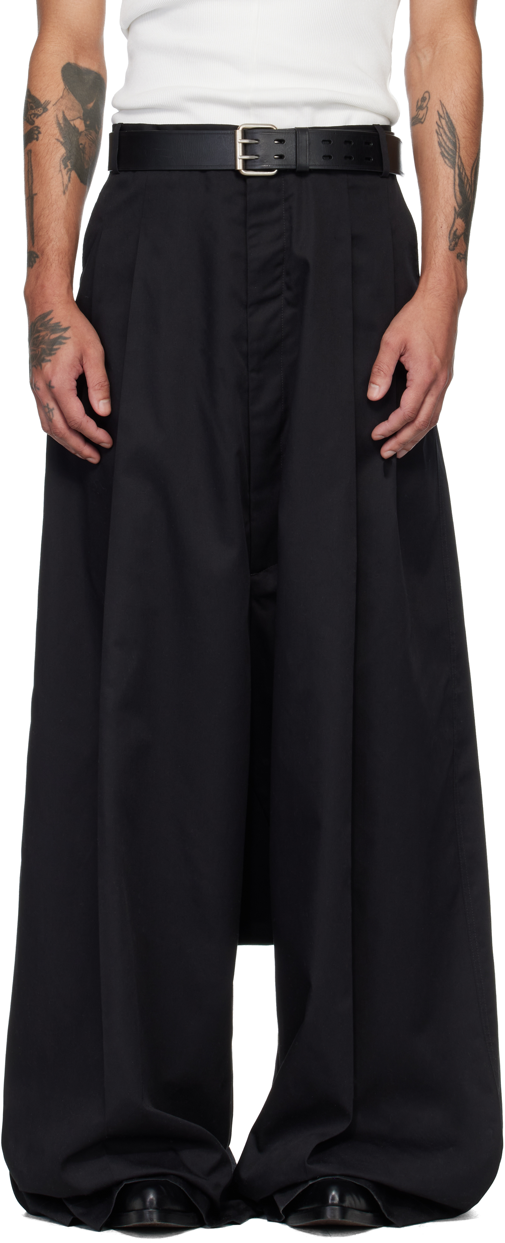 Black Lowline Trousers