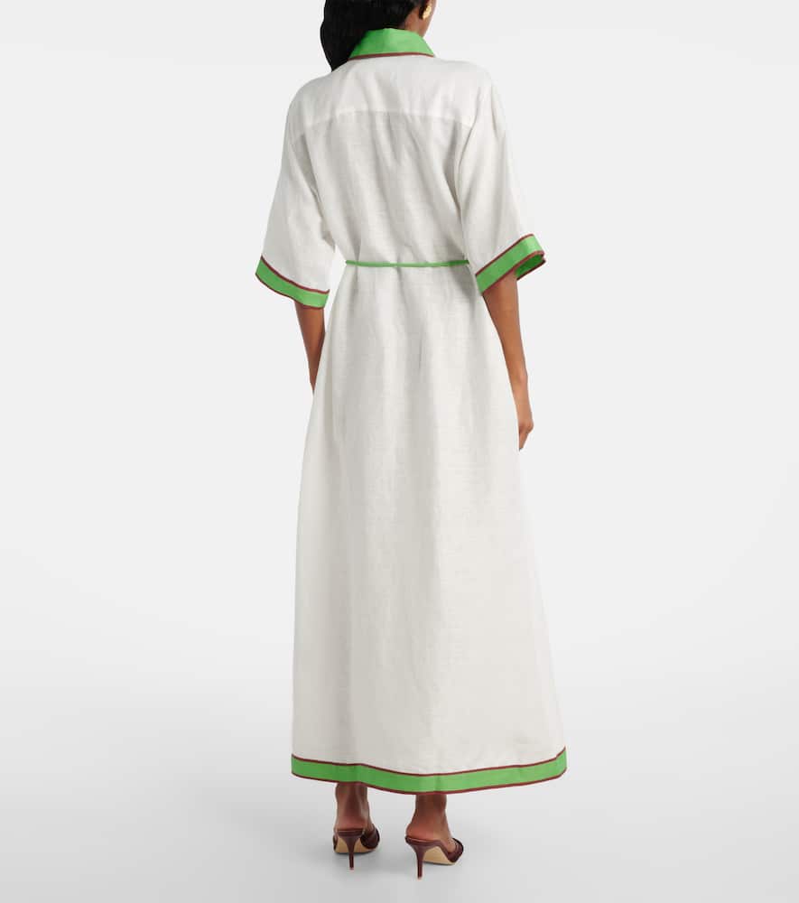 Alémais Play linen polo dress