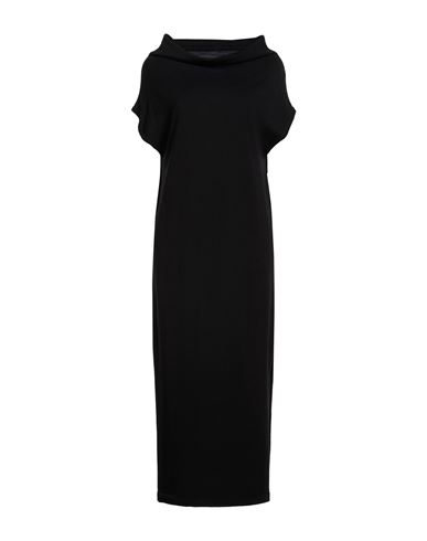 Woman Maxi dress Black Size 2 Wool