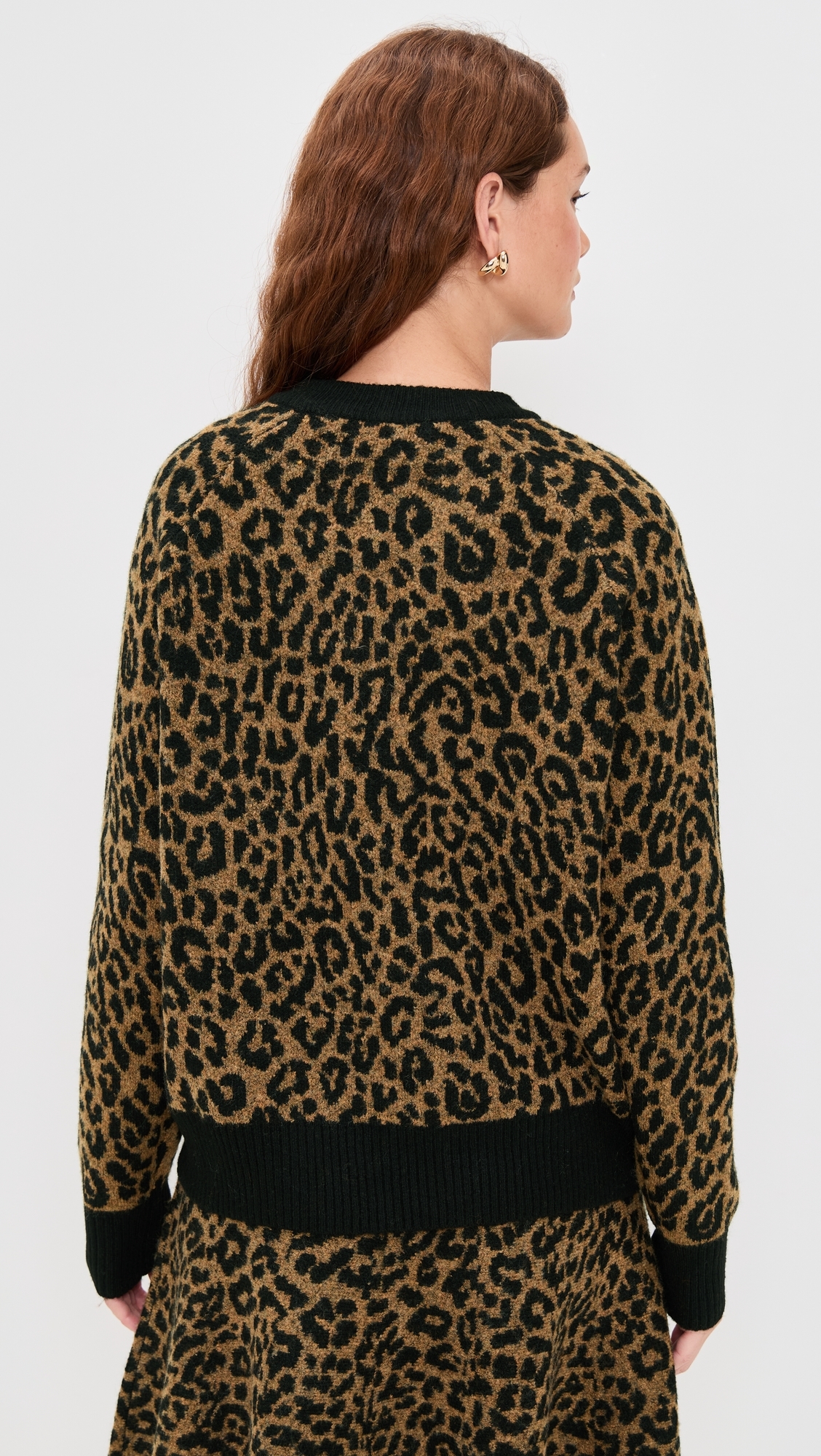 Cheetah Pullover Camel Cheetah