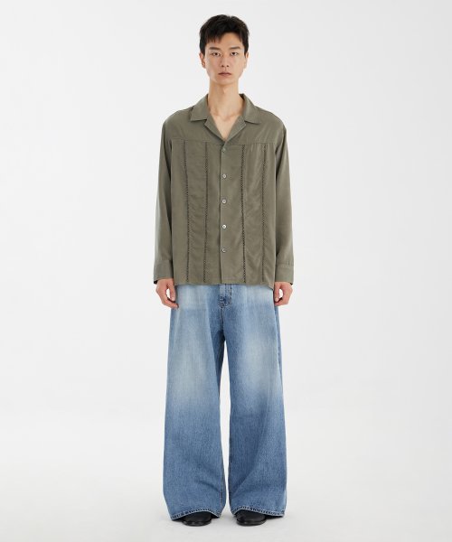 Satin Trucker Shirt