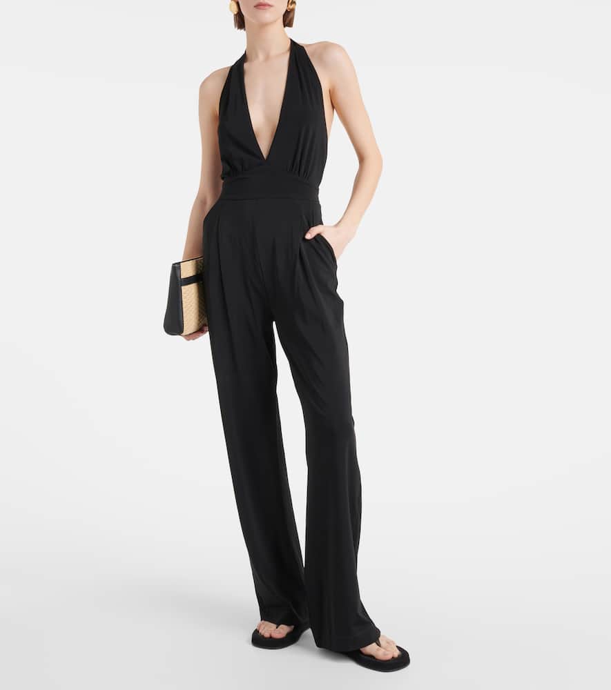 Nice halterneck jersey jumpsuit