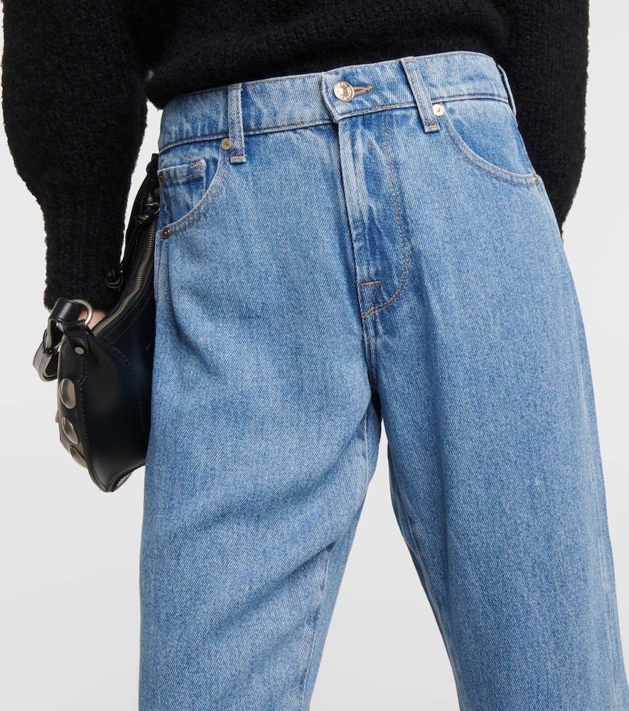 Tess high-rise straight jeans