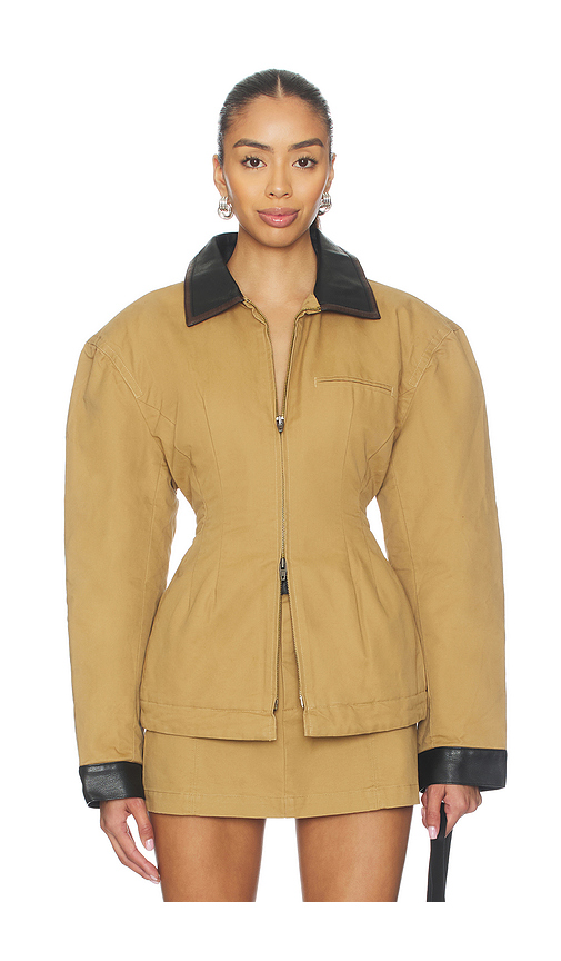 Bubish chaqueta de campo olivia en color bronce 6/XS también /M, 12/L