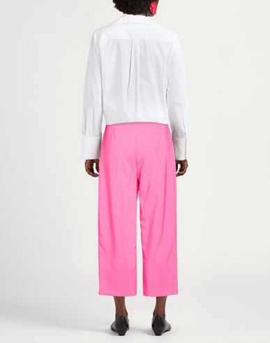 Woman Pants Fuchsia Size 10 Polyester, Elastane
