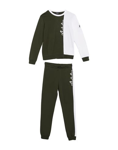 Kid Boy Tracksuit Military green Size 14 Cotton