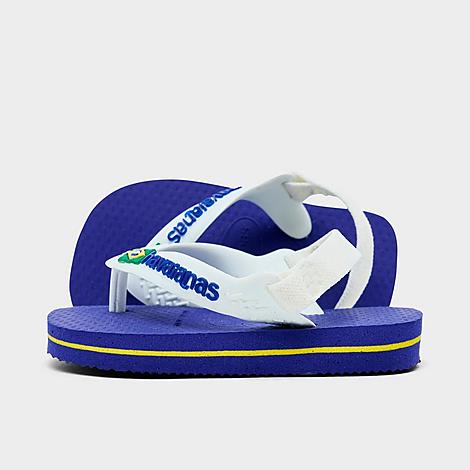 Kids Toddler Brazil Flip-Flops in Marine Blue