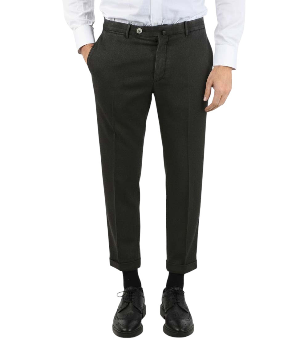 Grey Slim Chino Pants