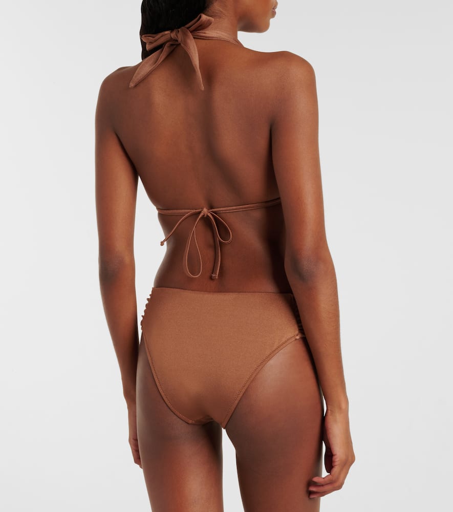 Heidi Klein Grasse halterneck bikini top