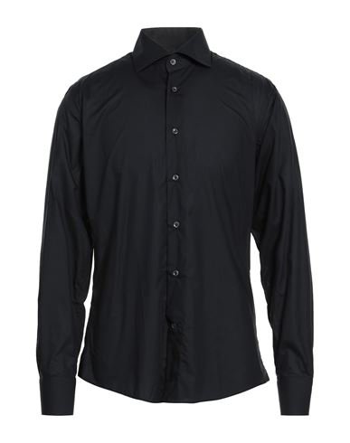 Man Shirt Black Size 16 Cotton