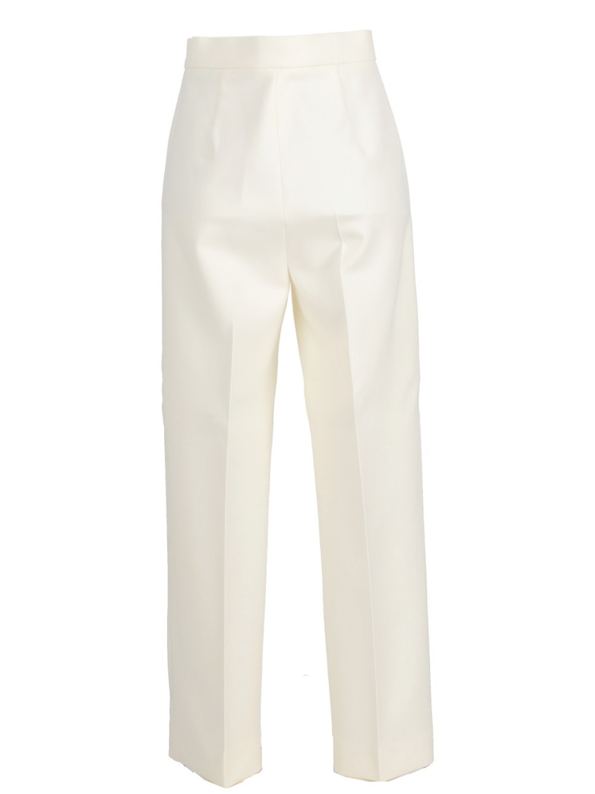 White Verbano slim-fit stretch-wool trousers