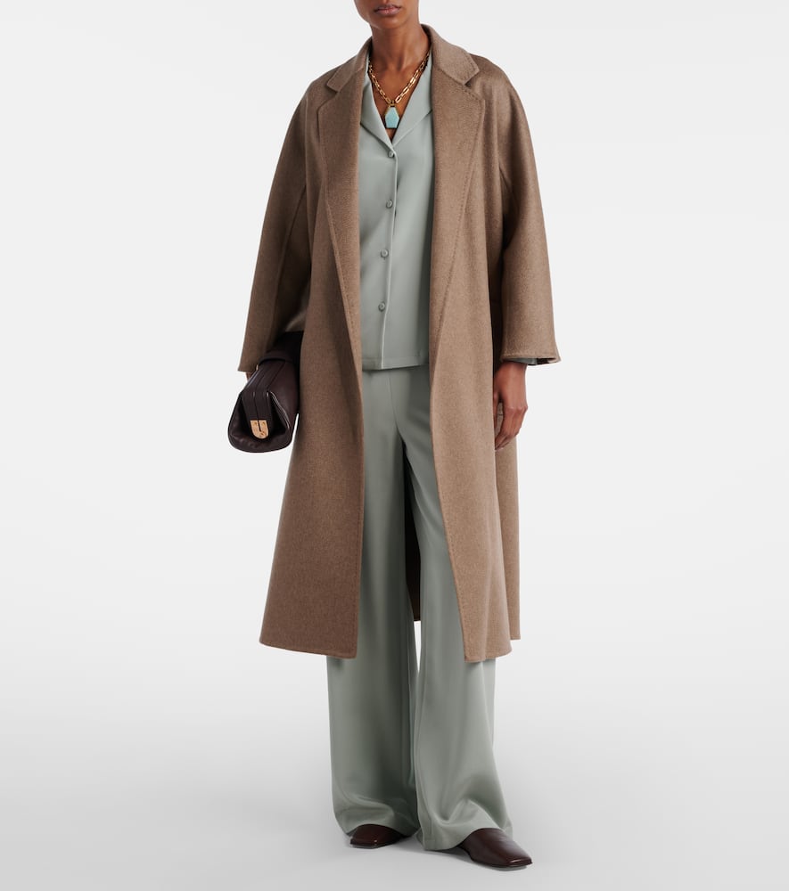 Aedo silk-blend satin shirt