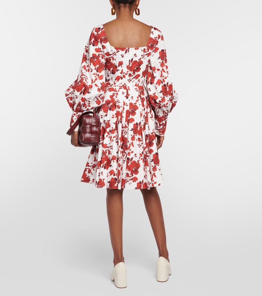 Yasmina floral cotton minidress