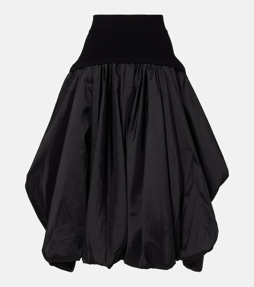 Corinn bubble midi skirt
