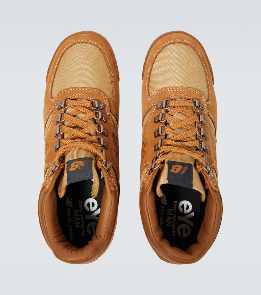 Junya Watanabe x New Balance leather high-top sneakers