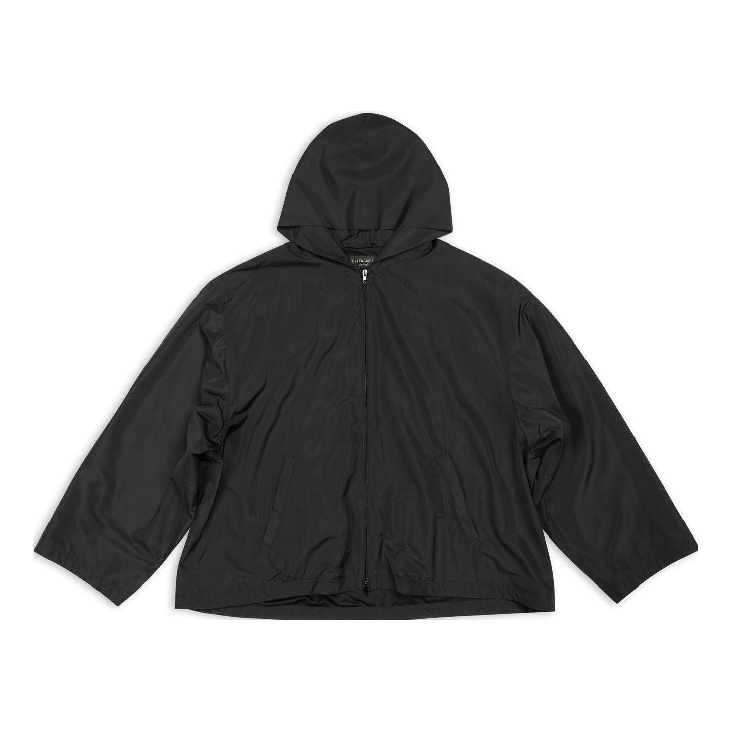 Hooded Windbreaker Jacket 'Black'