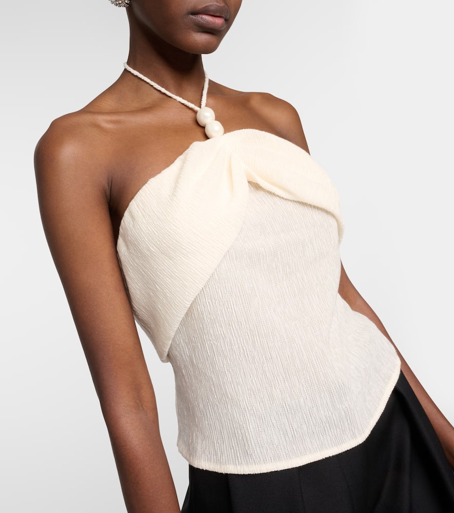Halterneck crop top